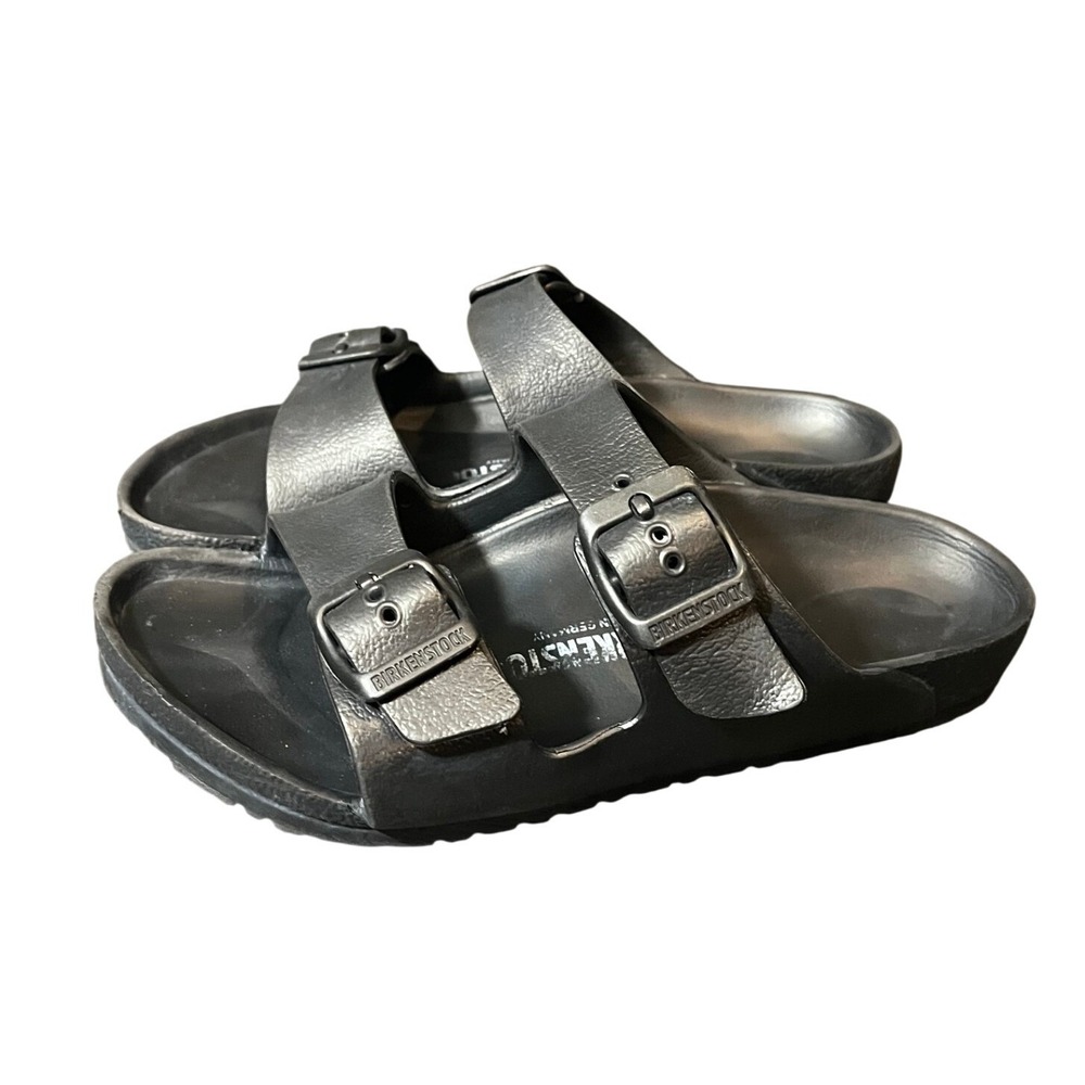 Birkenstock Arizona EVA Sandals Kids 32 Black Waterproof Double Strap Slide